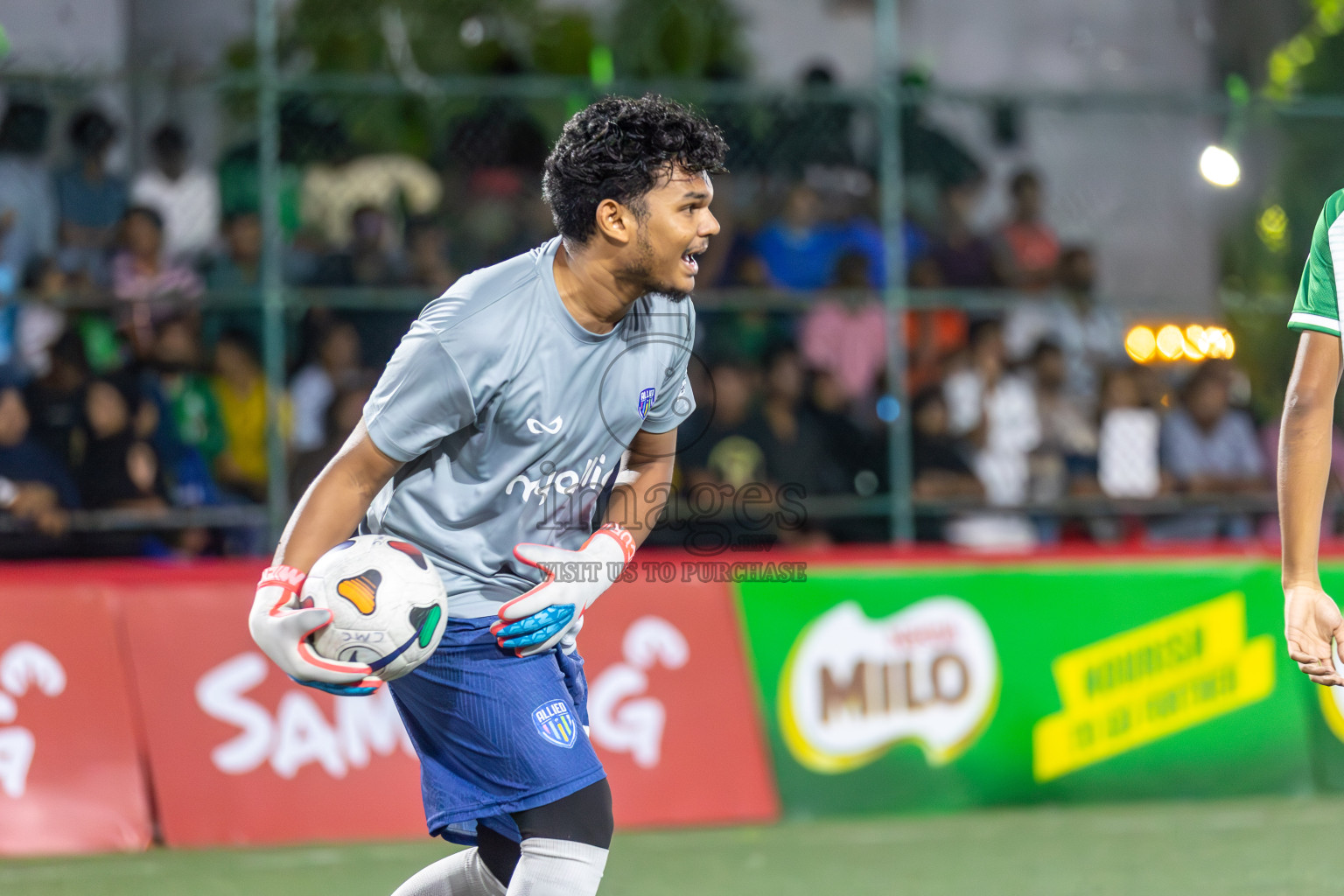 Team Allied vs Club HDC in Club Maldives Cup 2024 held in Rehendi Futsal Ground, Hulhumale', Maldives on Friday, 27th September 2024. 
Photos: Hassan Simah / images.mv