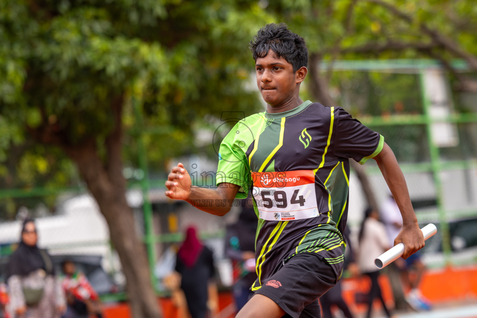 Day 6 of Inter-school Athletics Championship 2025 held in Ekuveni Synthetic Track, Male', Maldives on Sunday, 12th October 2025. Photos by: Ismail Thoriq / Images.mv