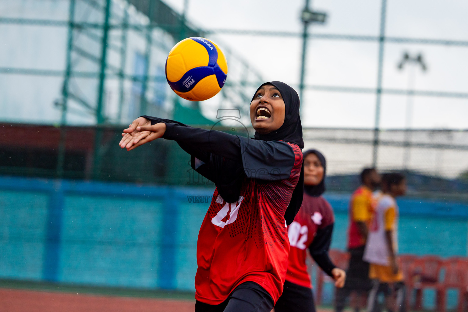 Day 2 of Interschool Volleyball Tournament 2024 was held in Ekuveni Volleyball Court at Male', Maldives on Sunday, 24th November 2024. Photos: Nausham Waheed / images.mv