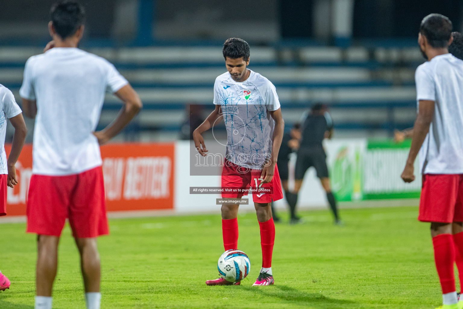 Maldives vs Bhutan in SAFF Championship 2023 held in Sree Kanteerava Stadium, Bengaluru, India, on Wednesday, 22nd June 2023. Photos: Nausham Waheed / images.mv