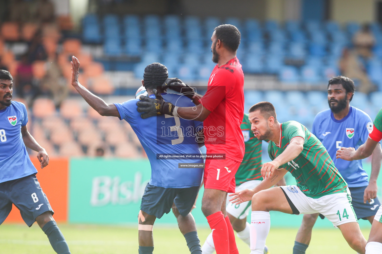 Bangladesh vs Maldives in SAFF Championship 2023 held in Sree Kanteerava Stadium, Bengaluru, India, on Saturday, 25th June 2023. Photos: Nausham Waheed, Hassan Simah / images.mv