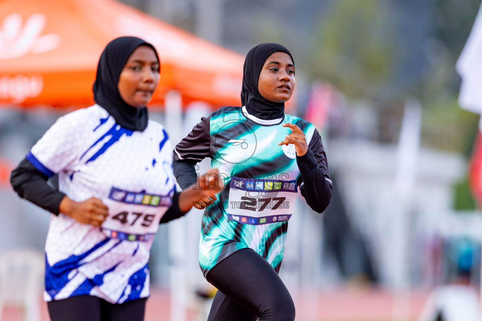 Day 5 of MWSC Interschool Athletics Championships 2024 held in Hulhumale Running Track, Hulhumale, Maldives on Wednesday, 13th November 2024. Photos by: Nausham Waheed / Images.mv