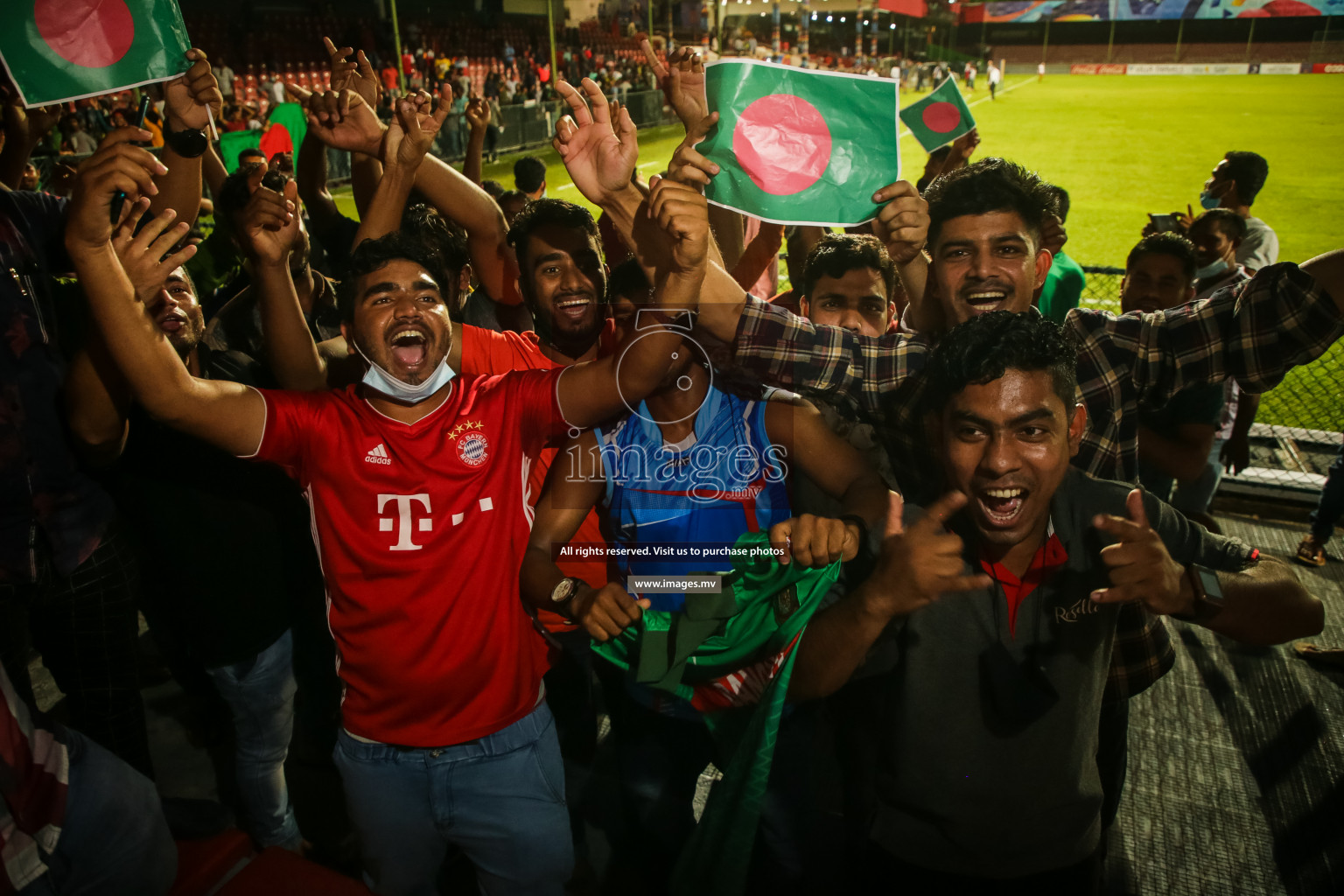 Bangladesh vs Sri Lanka in SAFF Championship 2021 held on 1st October 2021 in Galolhu National Stadium, Male', Maldives