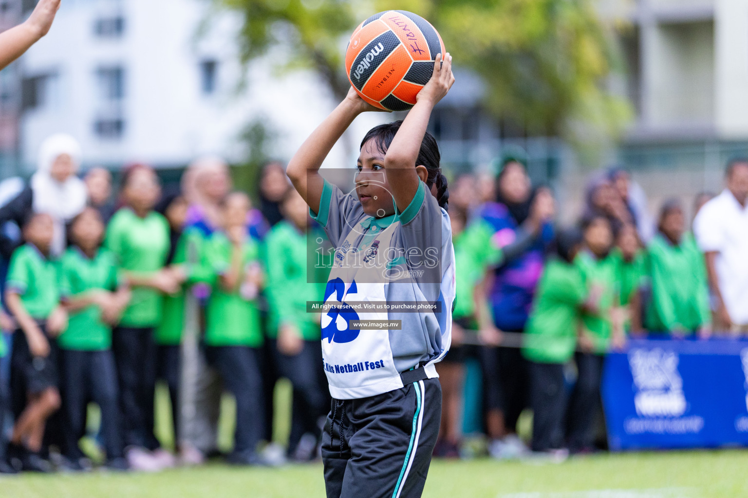 Day 1 of Nestle' Kids Netball Fiesta 2023 held in Henveyru Stadium, Male', Maldives on Thursday, 30th November 2023. Photos by Nausham Waheed / Images.mv