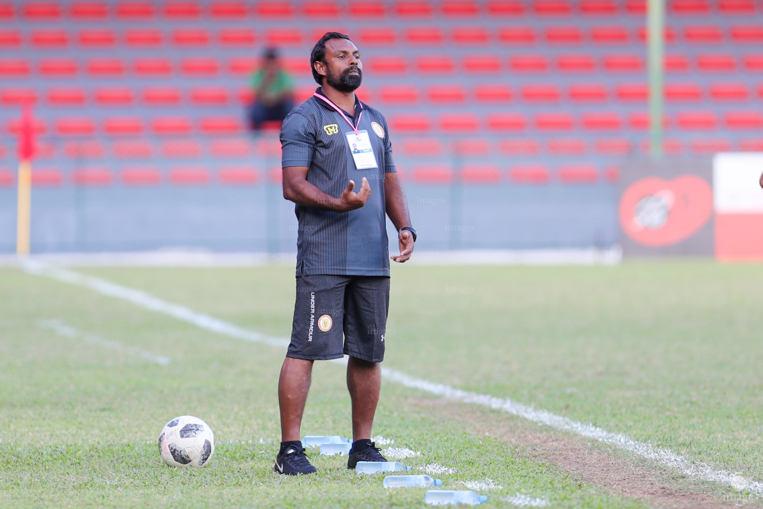 TC Sports Club vs Victory Sports Club in Dhiraagu Dhivehi Premier League 2018 in Male, Maldives, Monday  October 22, 2018. (Images.mv Photo/Suadh Abdul Sattar)