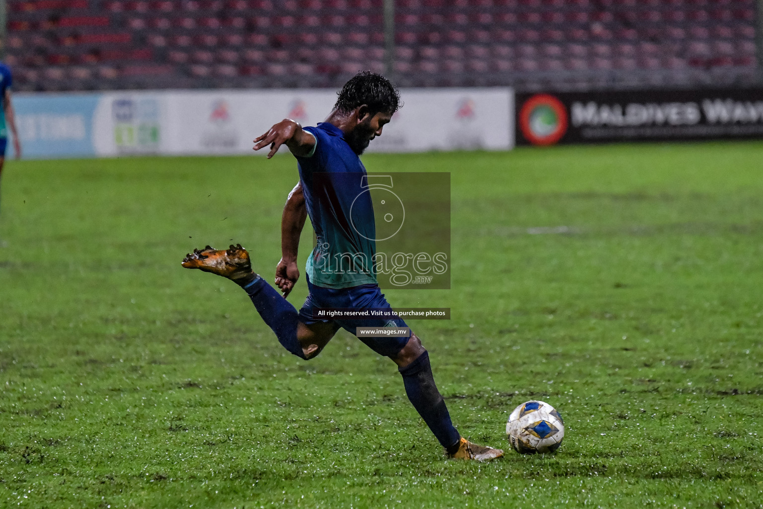 Super United Sports vs Da Grande in Dhivehi Premier League Qualification 22 on 30th Aug 2022, held in National Football Stadium, Male', Maldives Photos: Nausham Waheed / Images.mv