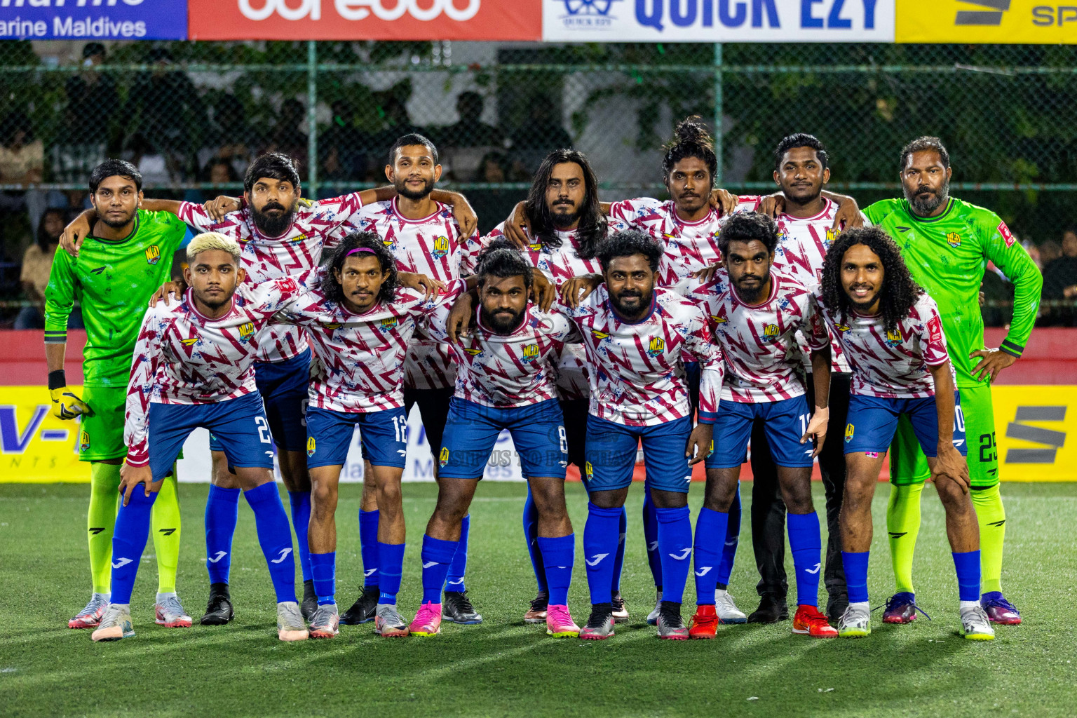 GA. Nilandhoo vs GA. Kondey in Day 19 of Golden Futsal Challenge 2024 was held on Friday, 2nd February 2024 in Hulhumale', Maldives 
Photos: Hassan Simah / images.mv