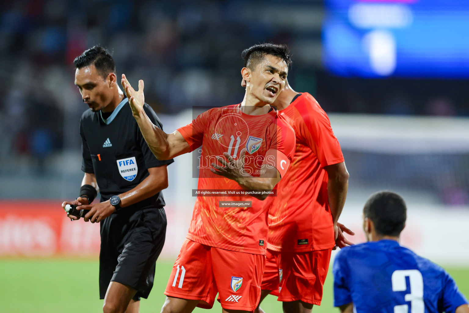 Kuwait vs India in the Final of SAFF Championship 2023 held in Sree Kanteerava Stadium, Bengaluru, India, on Tuesday, 4th July 2023. Photos: Nausham Waheed / images.mv