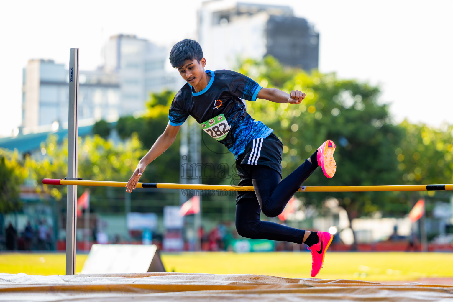 Day 1 of 12th Milo Association Championships was held in Ekuveni Track at Male', Maldives on Thursday, 24th April 2025. Photos: Nausham Waheed  / images.mv