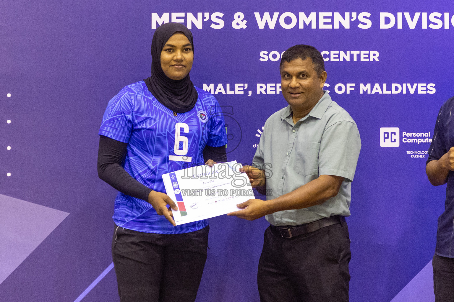 Final of Women's Division of Volleyball Association Cup 2023 held in Male', Maldives on Monday, 25th December 2023 at Social Center Indoor Hall Photos By: Nausham Waheed /images.mv