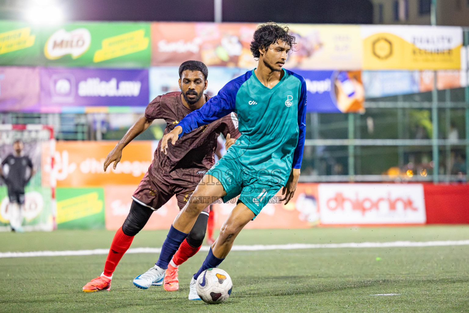 MMA SC vs POSC in the Quarter Finals of Club Maldives Classic 2024 held in Rehendi Futsal Ground, Hulhumale', Maldives on Tuesday, 17th September 2024. 
Photos: Shuu Abdul Sattar / images.mv