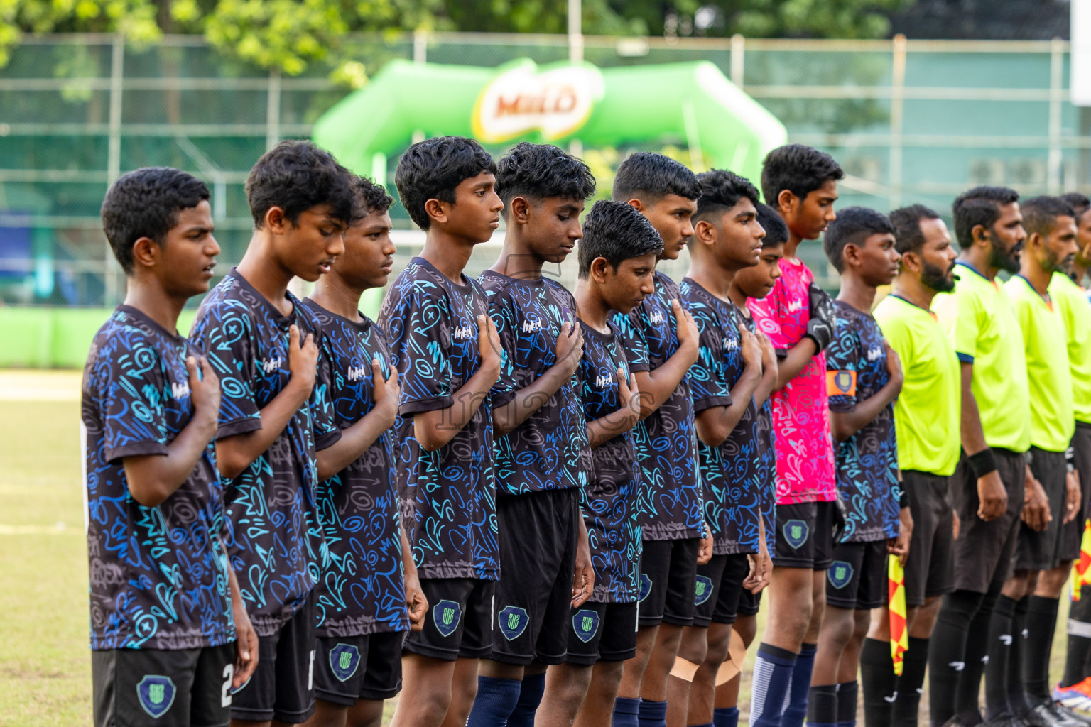 Day 4 of MILO Academy Championship 2024 (U-14) was held in Henveyru Stadium, Male', Maldives on Sunday, 3rd November 2024. Photos: Ismail Thoriq / Images.mv