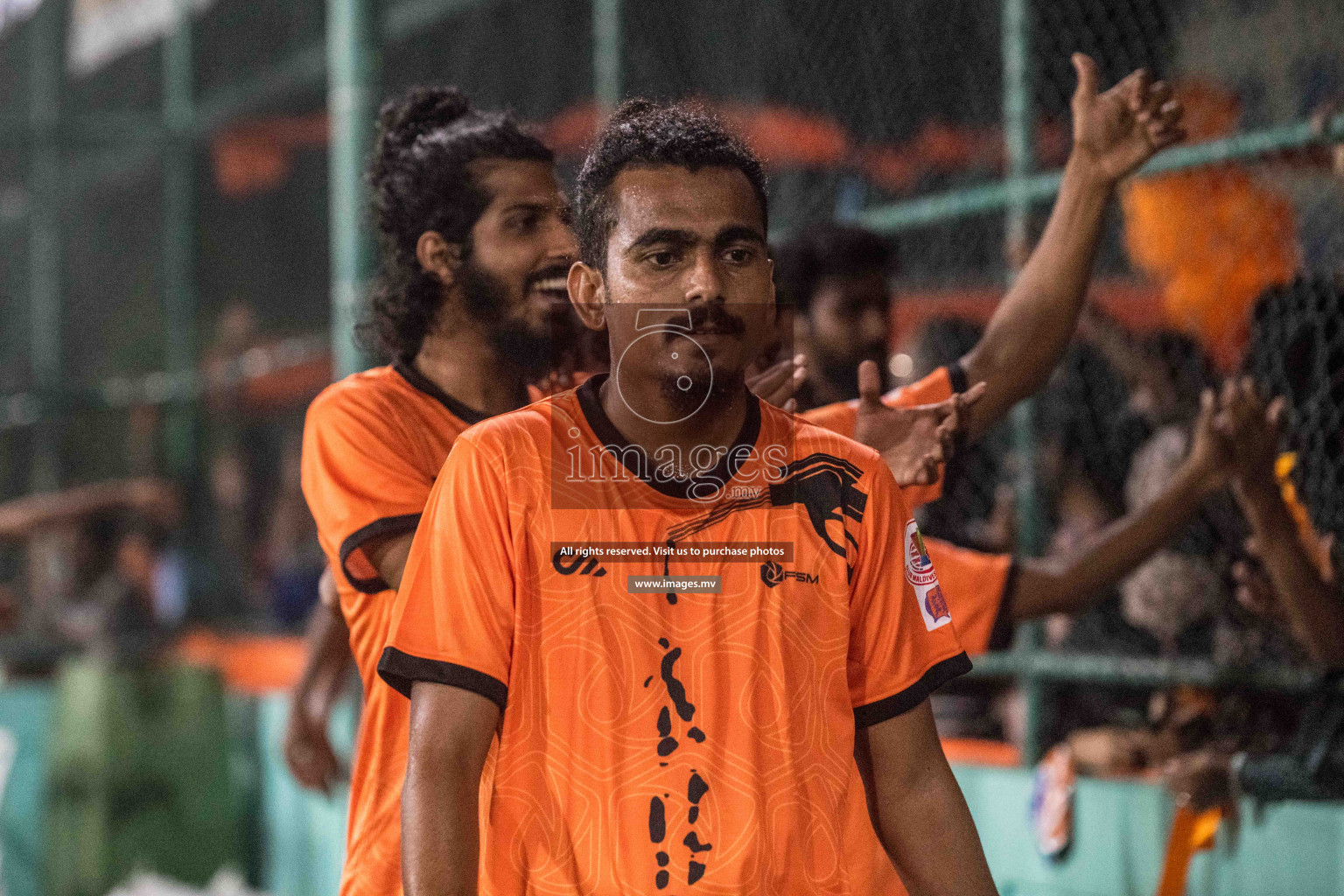 RRC Vs FSM in the Semi Finals of Club Maldives 2021 held in Hulhumale, Maldives on 19 December 2021. Photos: Nausham Waheed / images.mv