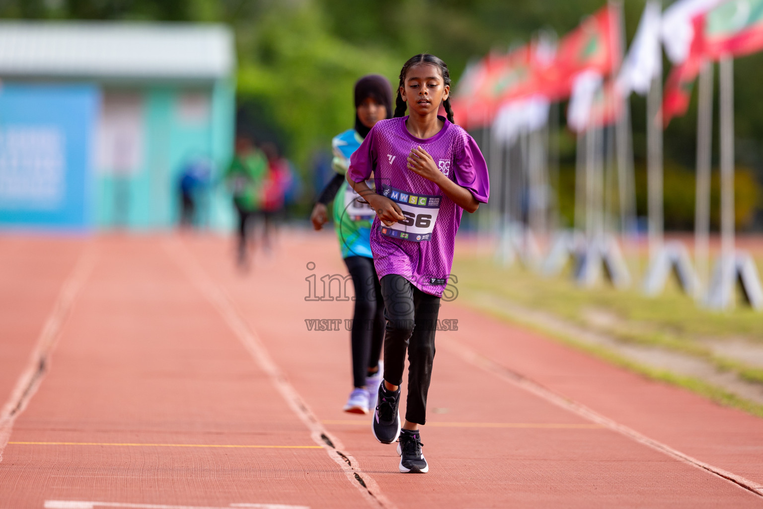 Day 3 of MWSC Interschool Athletics Championships 2024 held in Hulhumale Running Track, Hulhumale, Maldives on Monday, 11th November 2024. 
Photos by: Hassan Simah / Images.mv