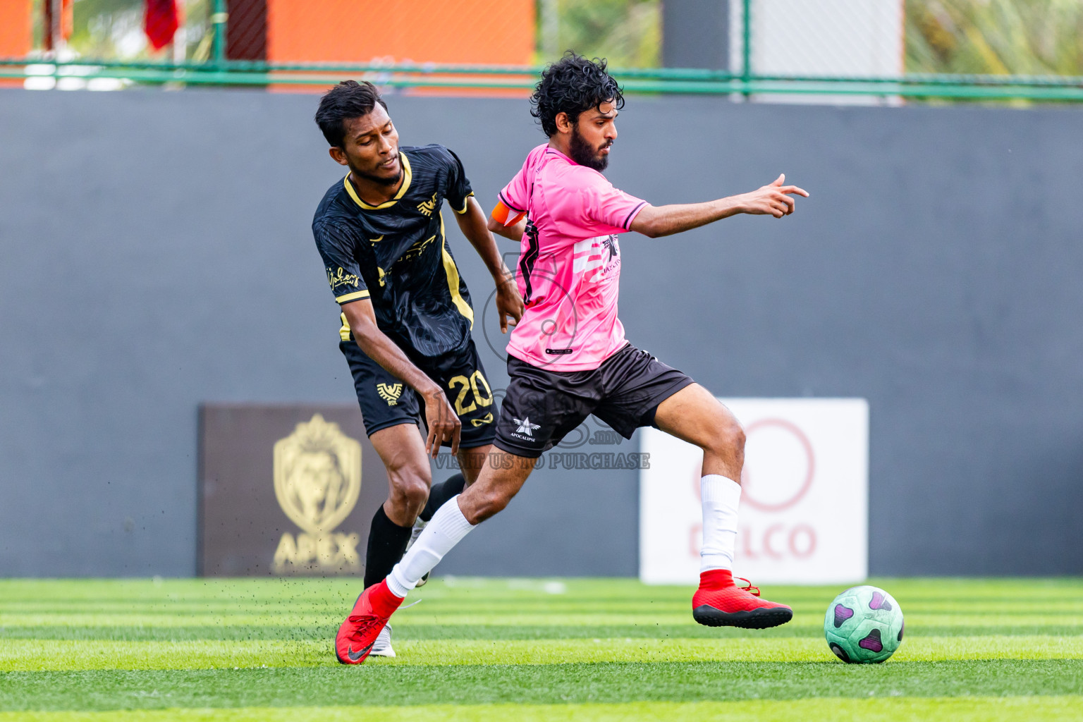 RDL vs Apocalipse SC in Day 15 of BG Futsal Challenge 2024 was held on Tuesday, 26th March 2024, in Male', Maldives Photos: Nausham Waheed / images.mv