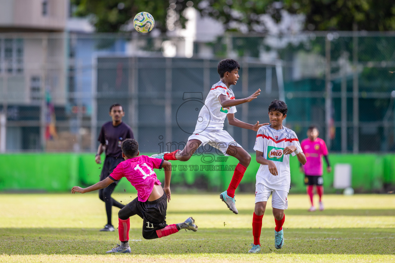 Dhivehi Youth League 2024 - Day 1. Matches held at Henveiru Stadium on 21st November 2024 , Thursday. Photos: Shuu Abdul Sattar/ Images.mv