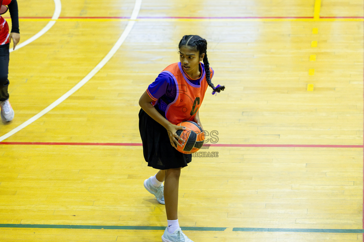 Day 13 of 25th Inter-School Netball Tournament was held in Social Center at Male', Maldives on Saturday, 24th August 2024. Photos: Mohamed Mahfooz Moosa / images.mv