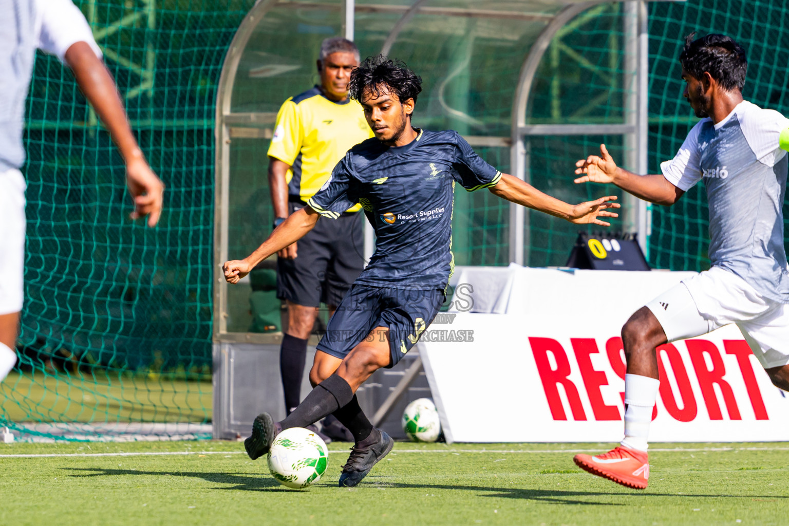 Barcelo vs Lily Beach in Day 5 of Resort League 2025 (Ari Zone) was held on Tuesday, 24th June 2025 in Conrad Maldives Rangali Island, Alif Dhaalu Atoll, Maldives. Photos: Nausham Waheed / images.mv