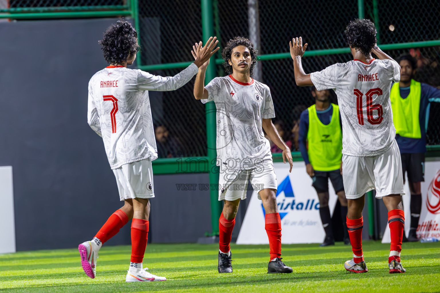 Nova SC vs Anakee SC in Day 9 of BG Futsal Challenge 2024 was held on Wednesday, 20th March 2024, in Male', Maldives
Photos: Ismail Thoriq / images.mv