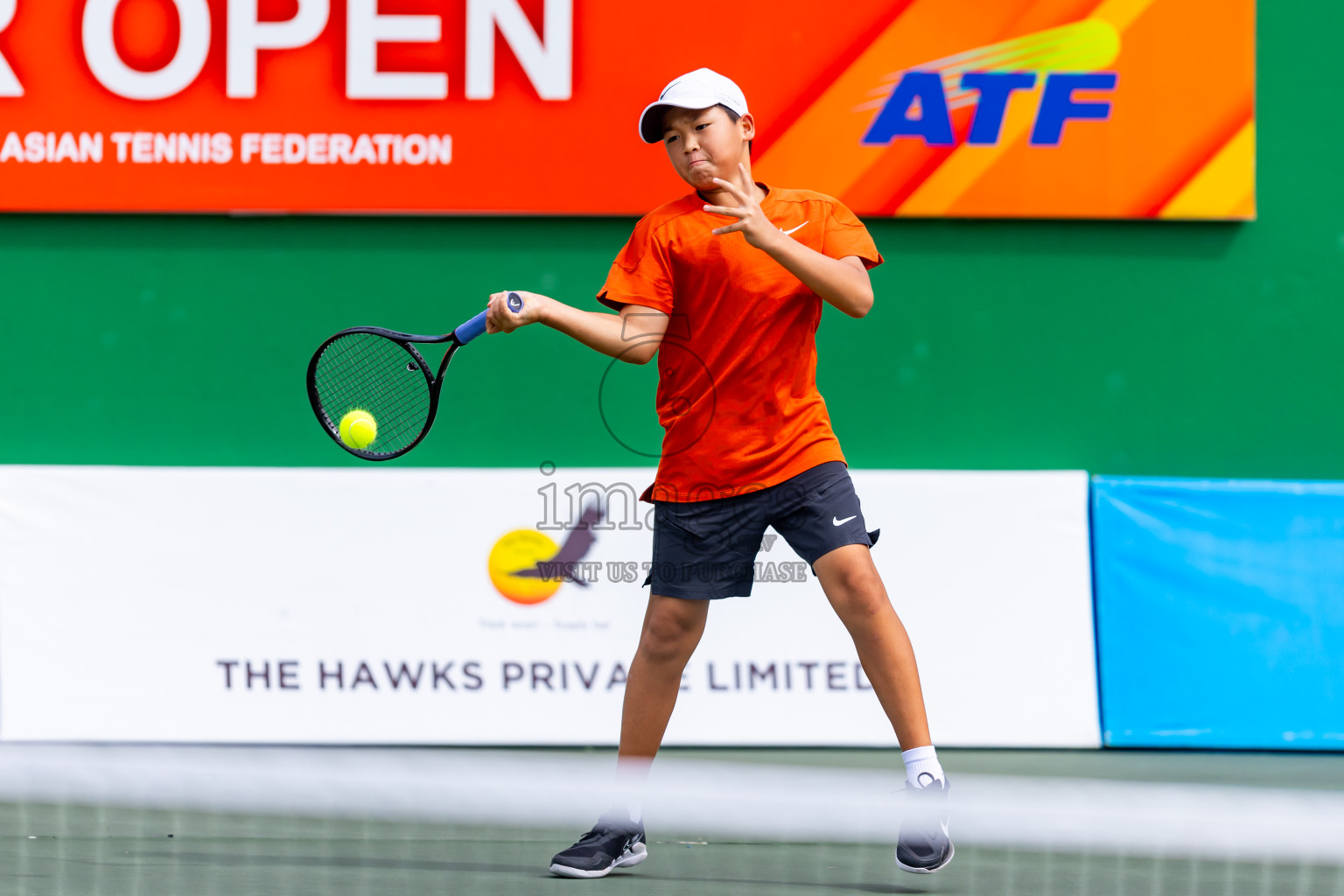 Day 5 of ATF Maldives Junior Open Tennis was held in Male' Tennis Court, Male', Maldives on Monday, 16th December 2024. Photos: Nausham Waheed/ images.mv