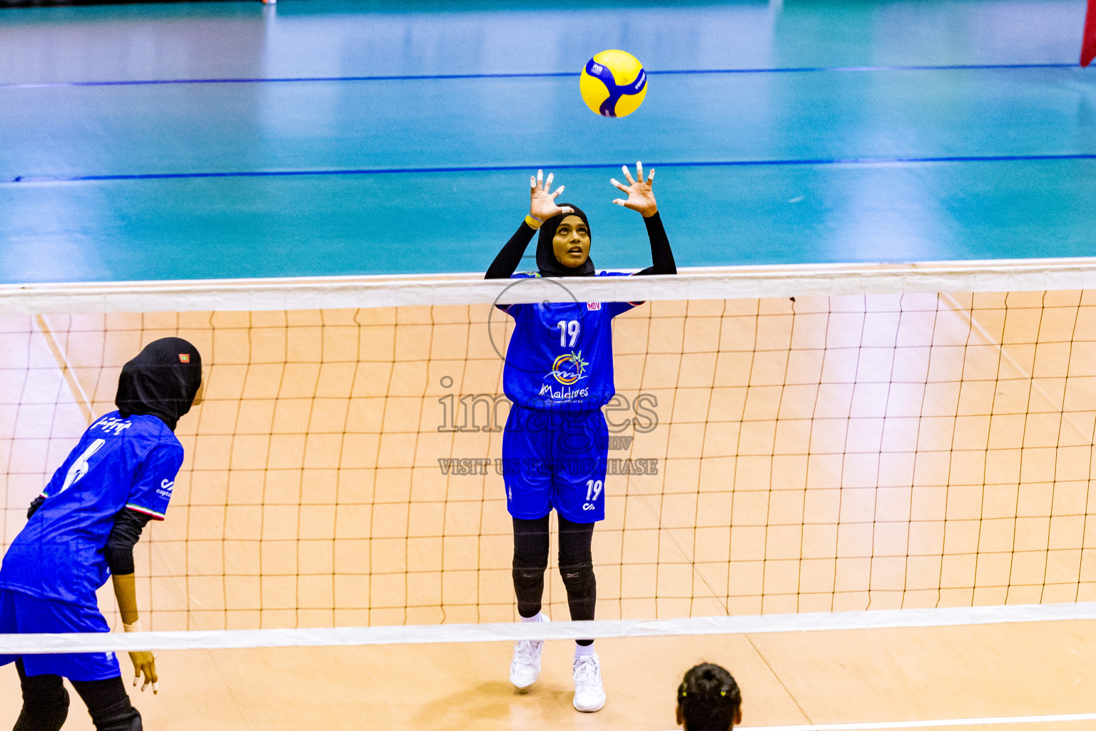 Nepal vs Maldives in Third Place Match of CAVA U20 Woman's Volleyball Championship 2024 was held in Social Center, Male', Maldives on 23rd July 2024. Photos: Nausham Waheed / images.mv