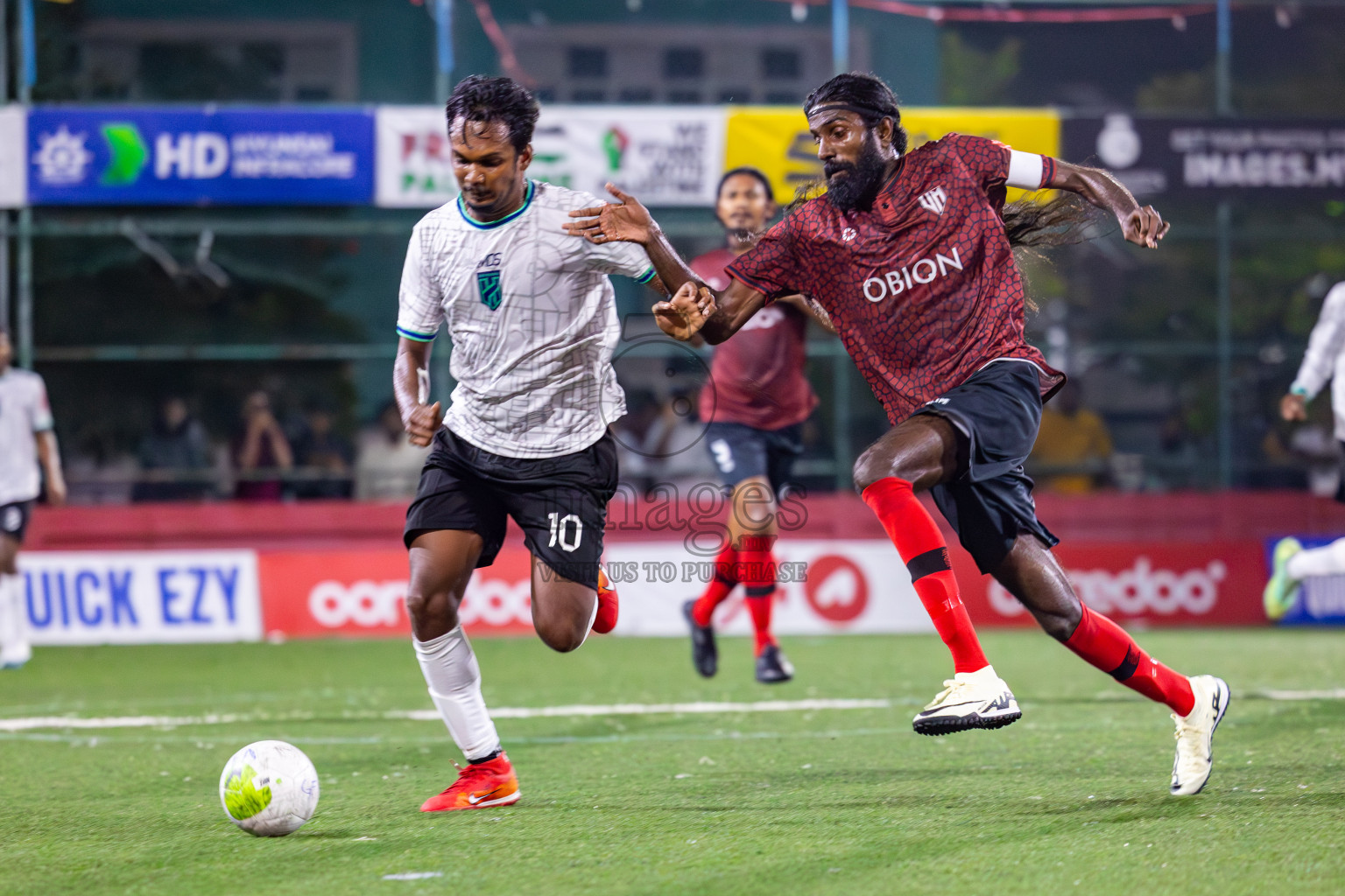 Vilimale vs Hulhumale on Day 34 of Golden Futsal Challenge 2024 was held on Monday, 19th February 2024, in Hulhumale', Maldives
Photos: Mohamed Mahfooz Moosa / images.mv