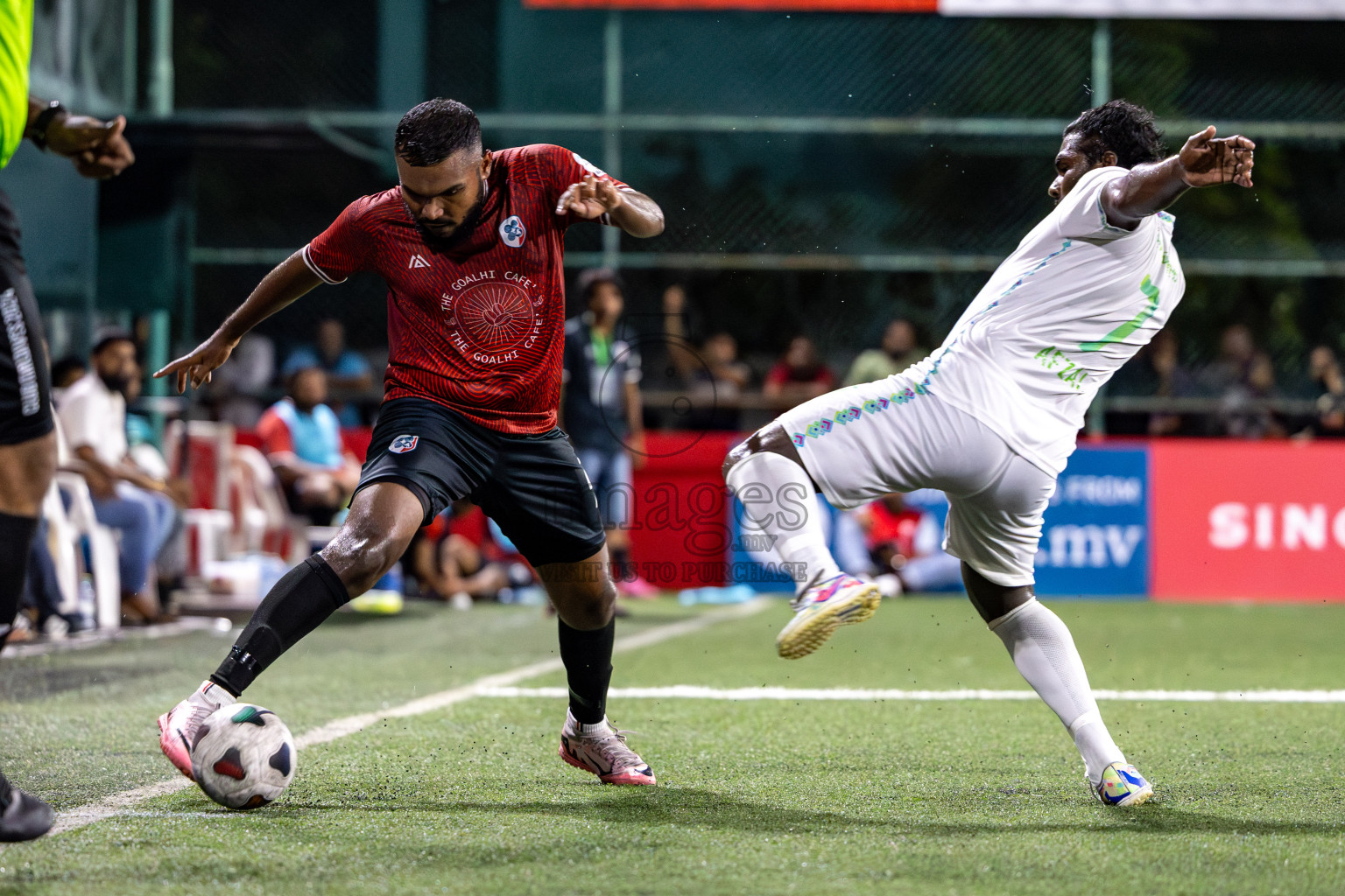 CLUB 220 vs TEAM MCC in Club Maldives Classic 2024 held in Rehendi Futsal Ground, Hulhumale', Maldives on Sunday, 15th September 2024. Photos: Mohamed Mahfooz Moosa / images.mv