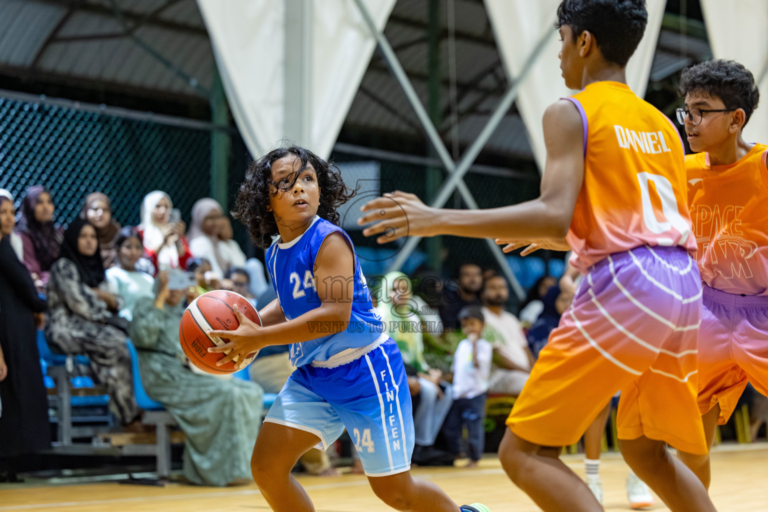 Milo 5 x 5 Junior Challenge 2025 - Basketball tournament held in Basketball Training Center, Male', Maldives on Thursday, 09th October 2025. 
Photo by: Hassan Simah / Images.mv