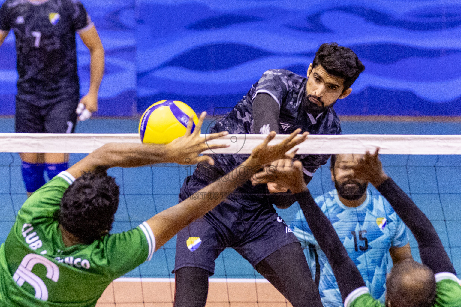 Final of Men's Division of Volleyball Association Cup 2023 held in Male', Maldives on Wednesday, 10th January 2024 at Social Center Indoor Hall Photos By: Nausham Waheed /images.mv