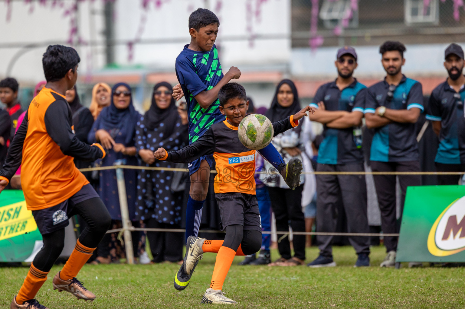 Day 1 of MILO Academy Championship 2024 - U12 was held at Henveiru Grounds in Male', Maldives on Thursday, 4th July 2024. Photos: Shuu Abdul Sattar / images.mv