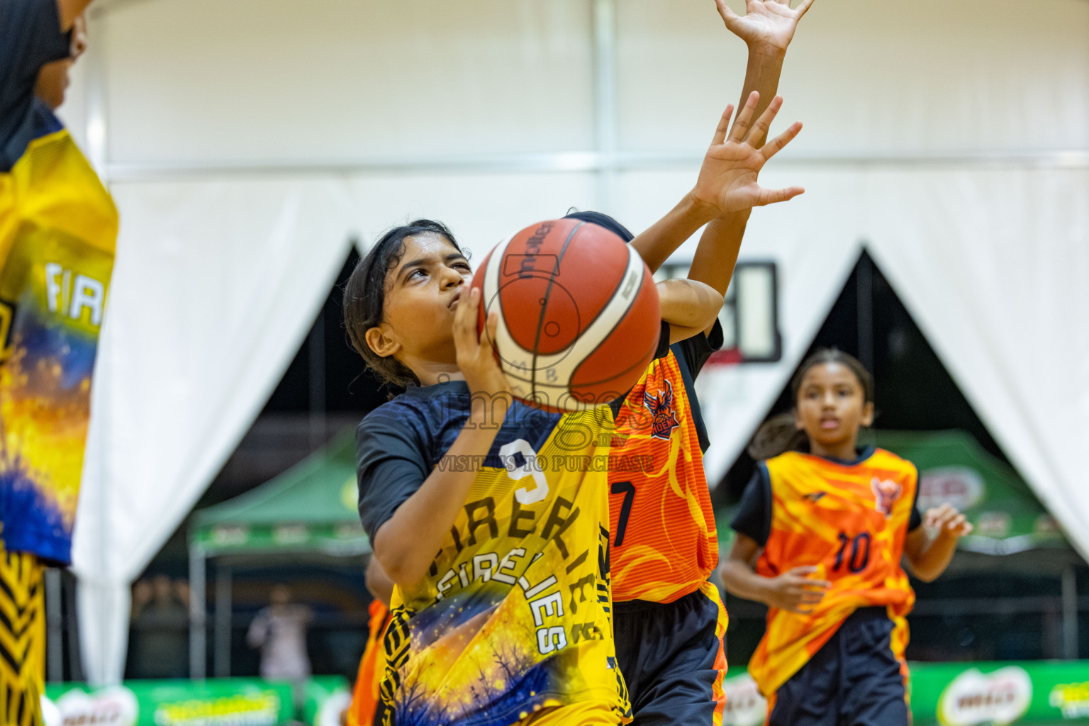 Milo 5 x 5 Junior Challenge 2025 - Basketball tournament held in Basketball Training Center, Male', Maldives on Thursday, 09th October 2025. 
Photo by: Hassan Simah / Images.mv