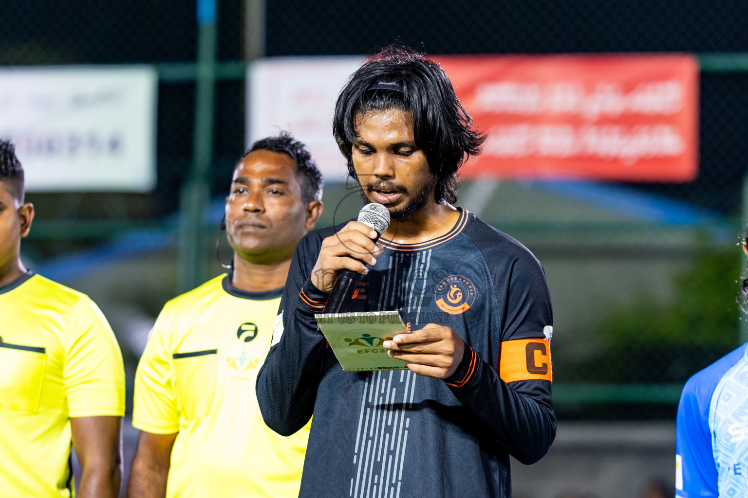 Dee Ess Kay vs Kovigoani in Final of Laamehi Dhiggaru Ekuveri Futsal Challenge 2024 was held on Wednesday, 31st July 2024, at Dhiggaru Futsal Ground, Dhiggaru, Maldives Photos: Nausham Waheed / images.mv