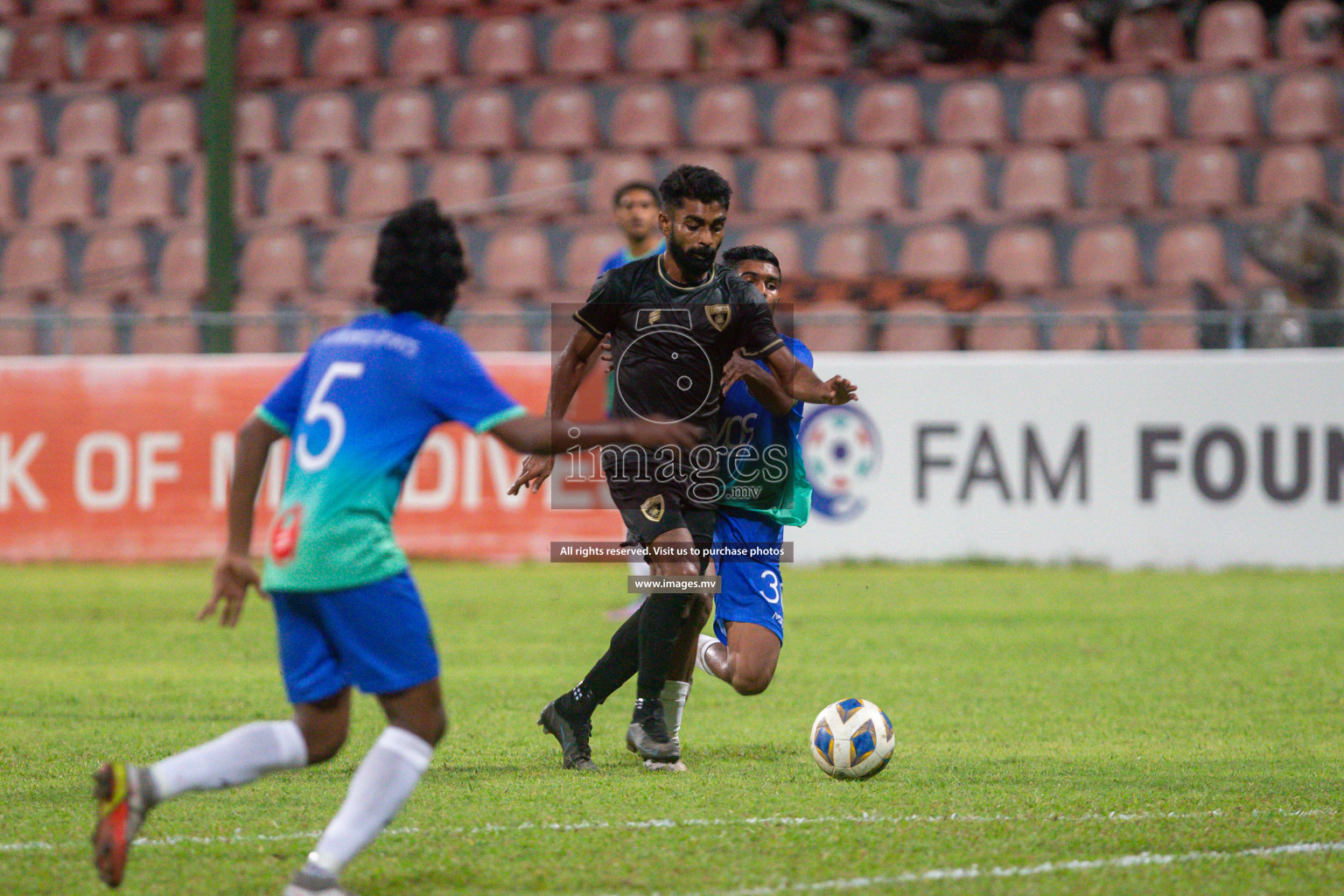 President's Cup 2023 - Club Eagles vs Super United Sports, held in National Football Stadium, Male', Maldives  Photos: Mohamed Mahfooz Moosa/ Images.mv