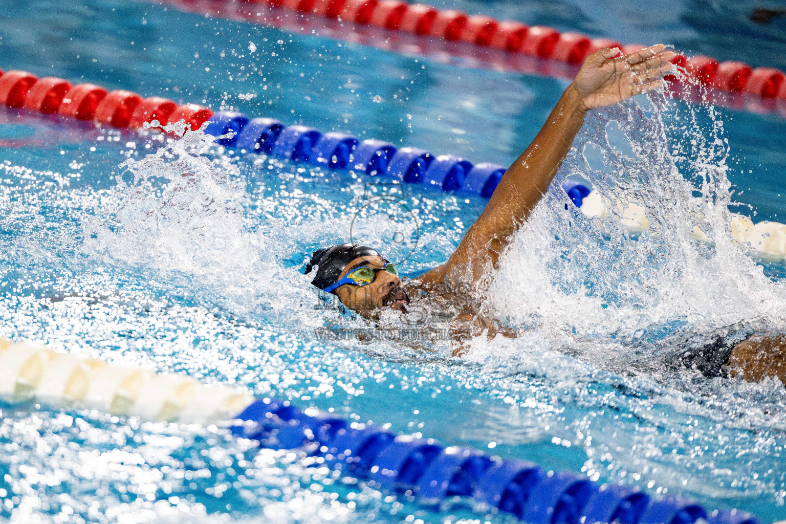 Day 5 of National Swimming Competition 2024 held in Hulhumale', Maldives on Tuesday, 17th December 2024. Photos: Hassan Simah / images.mv