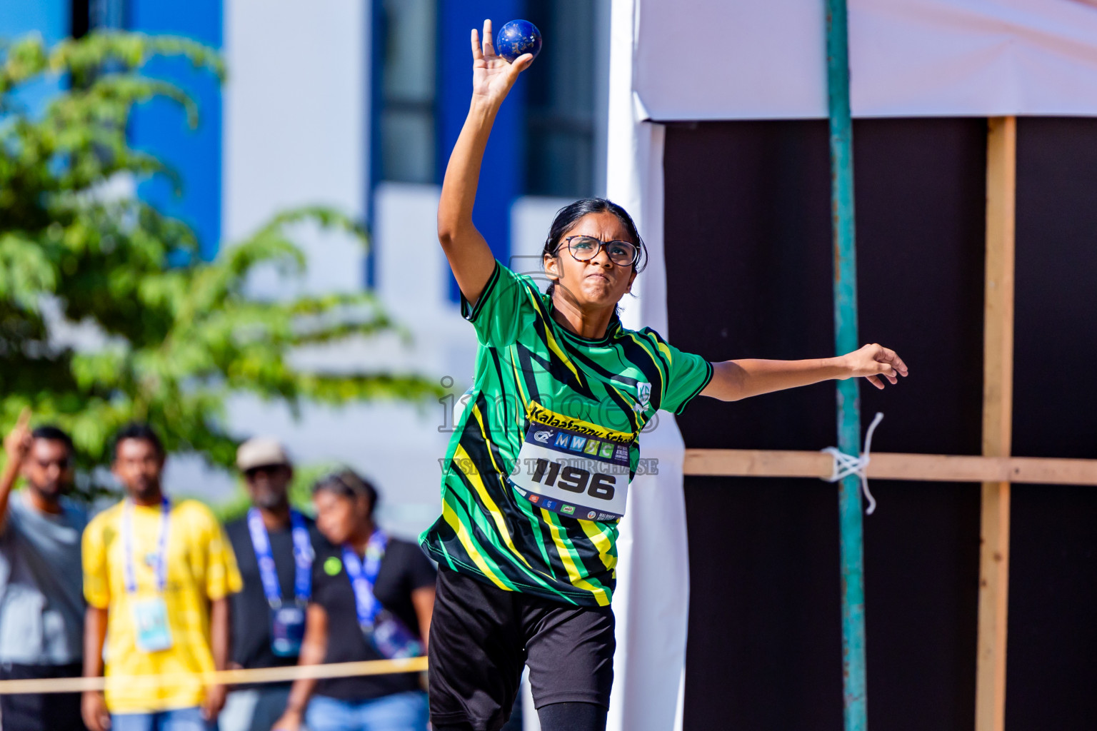 Day 3 of MWSC Interschool Athletics Championships 2024 held in Hulhumale Running Track, Hulhumale, Maldives on Monday, 11th November 2024. Photos by:  Nausham Waheed / Images.mv