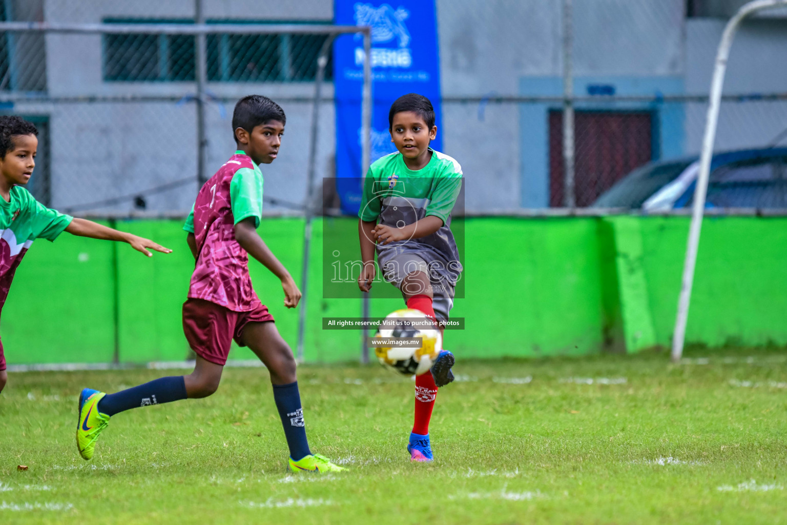 Day 1 of Milo Kids Football Fiesta 2022 was held in Male', Maldives on 19th October 2022. Photos: Nausham Waheed/ images.mv