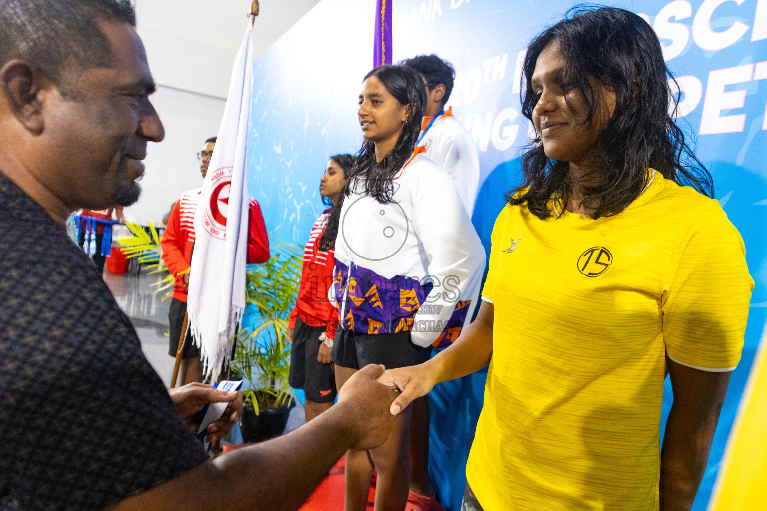 Day 4 of 20th Inter-school Swimming Competition 2024 held in Hulhumale', Maldives on Tuesday, 15th October 2024. Photos: Ismail Thoriq / images.mv