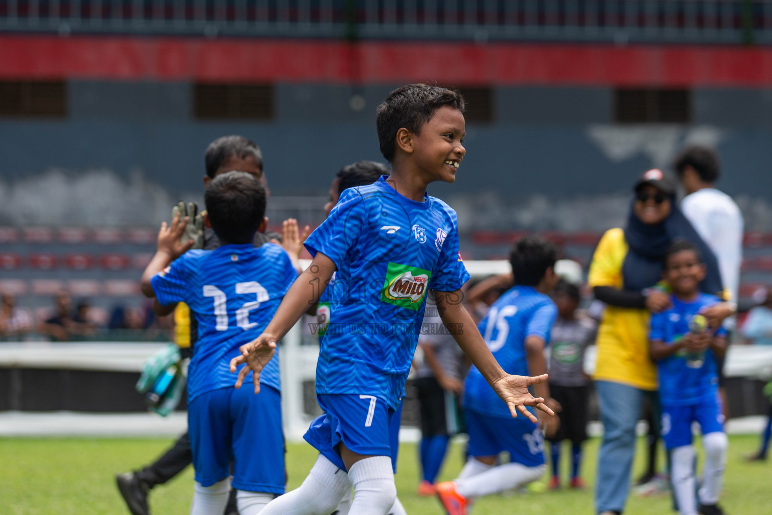 Day 2 of MILO Kids Football Fiesta was held at National Stadium in Male', Maldives on Saturday, 24th February 2024.