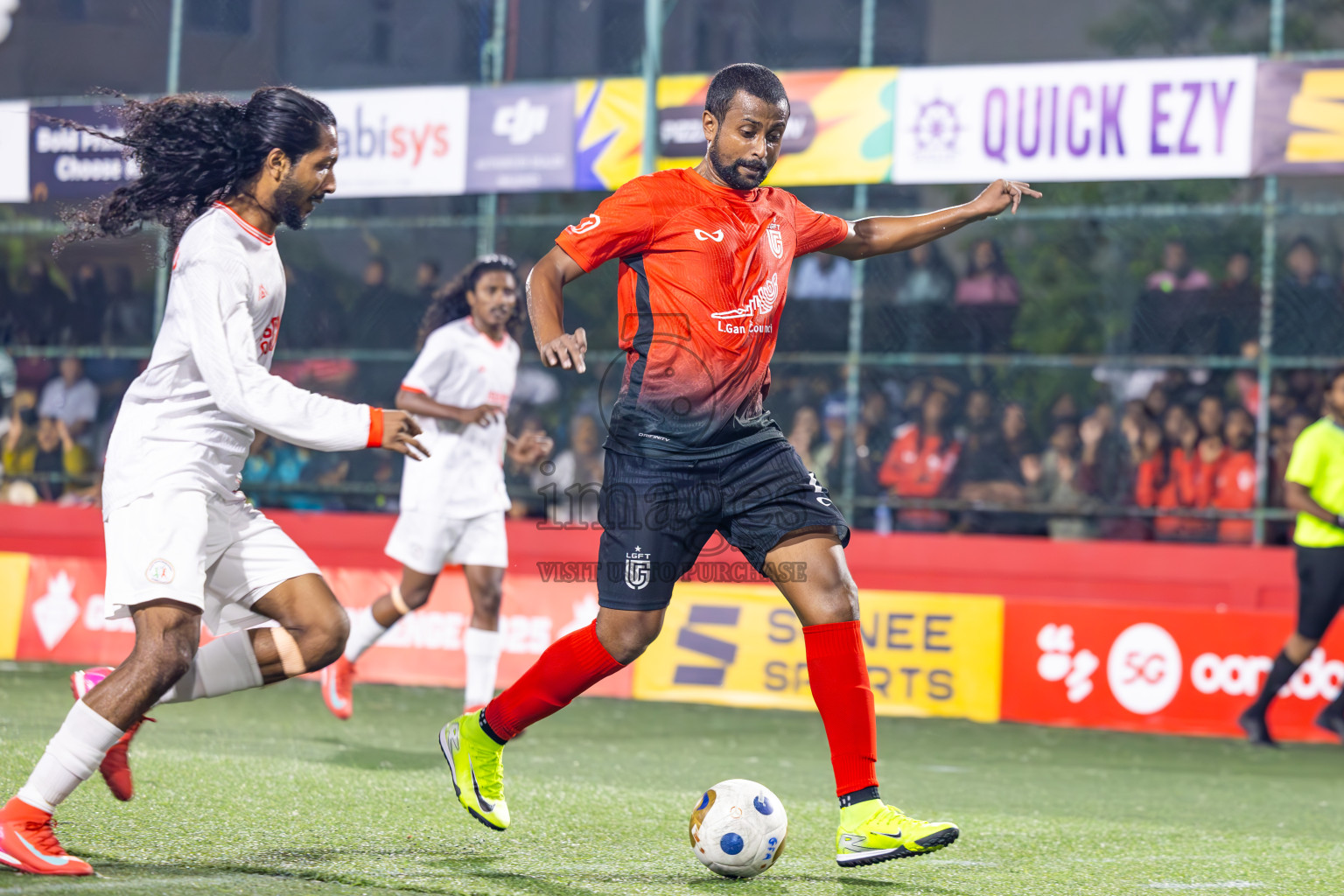 L Gan vs L Isdhoo in Laamu Atoll Finals Day 26 of Golden Futsal Challenge 2025 was held on Thursday , 30th January 2025, in Hulhumale', Maldives. Photos: Ismail Thoriq / images.mv