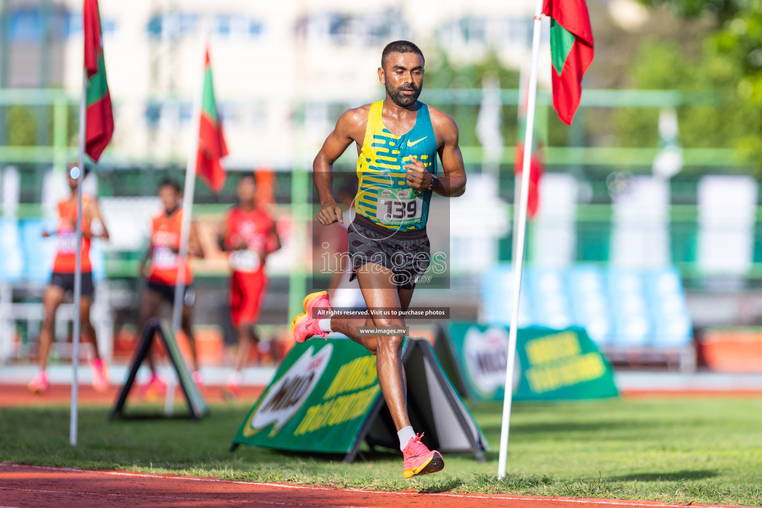 Day 2 of National Athletics Championship 2023 was held in Ekuveni Track at Male', Maldives on Saturday, 25th November 2023. Photos: Nausham Waheed / images.mv