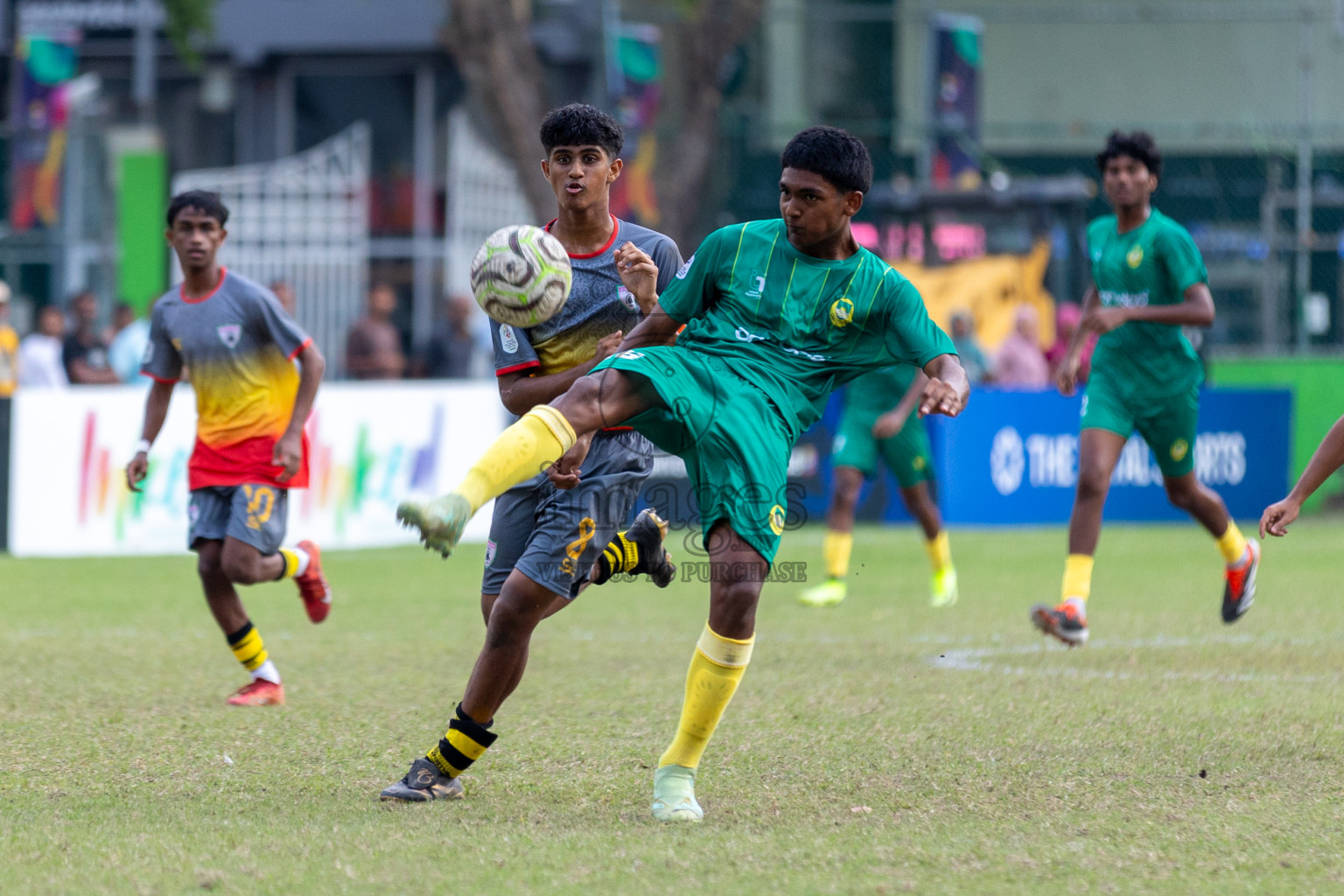 Eagles vs Maziya SRC(U16) in Day 8 of Dhivehi Youth League 2024 held at Henveiru Stadium on Monday, 2nd December 2024. Photos: Mohamed Mahfooz Moosa / Images.mv