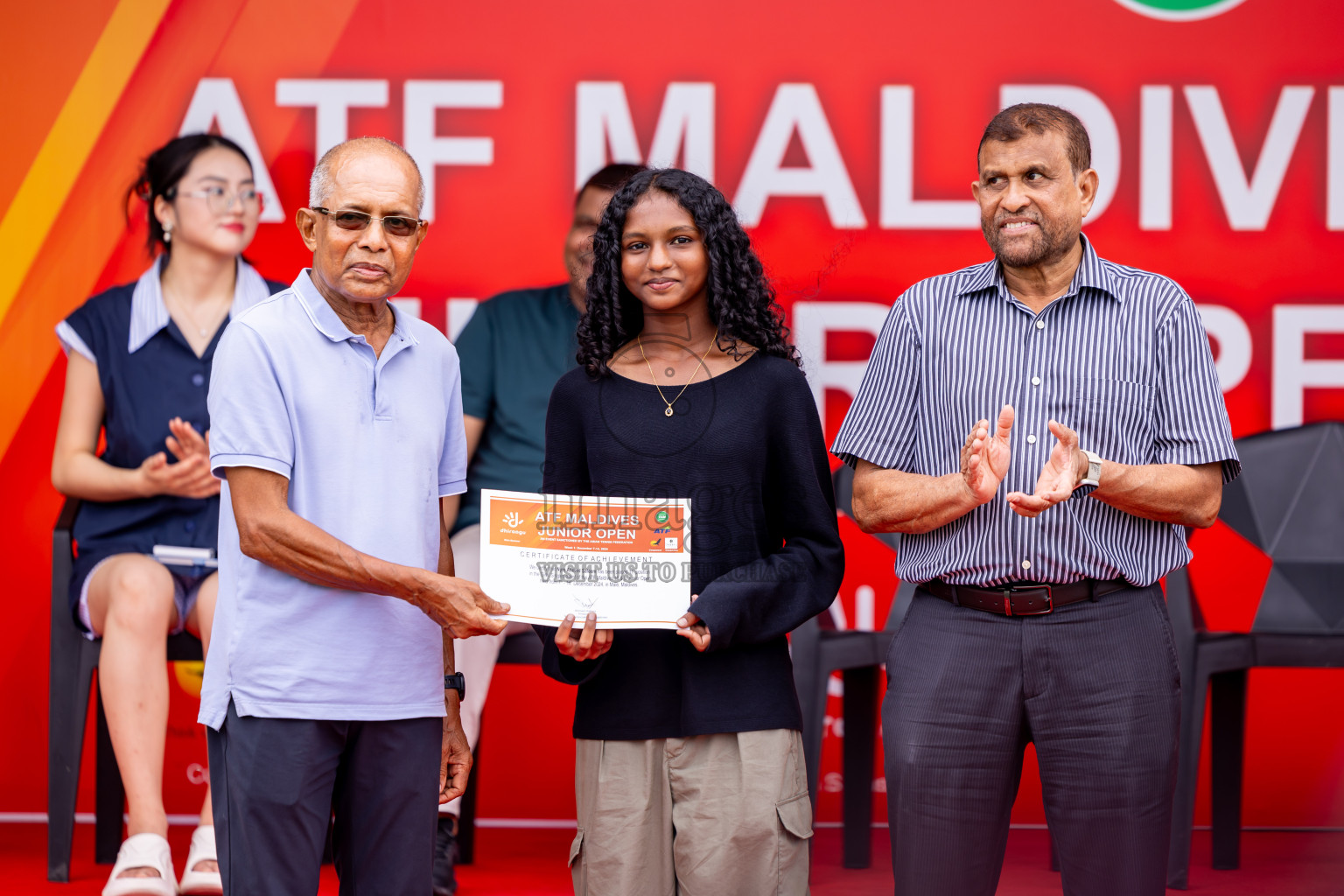 Finals of ATF Maldives Junior Open Tennis was held in Male' Tennis Court, Male', Maldives on Saturday, 21st December 2024. Photos: Nausham Waheed/ images.mv