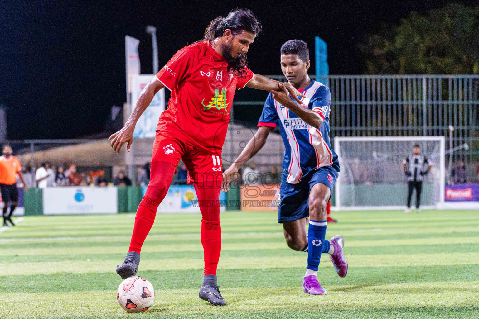 Kanmathi FC VS Maahinne United in Day 4 - Fonadhoo Youth Futsal Challenge 2025 held in Fonadhoo Futsal Stadium, L. Fonadhoo, Maldives on Wednesday, 29th October 2025 Photos: Arif Rasheed / images.mv