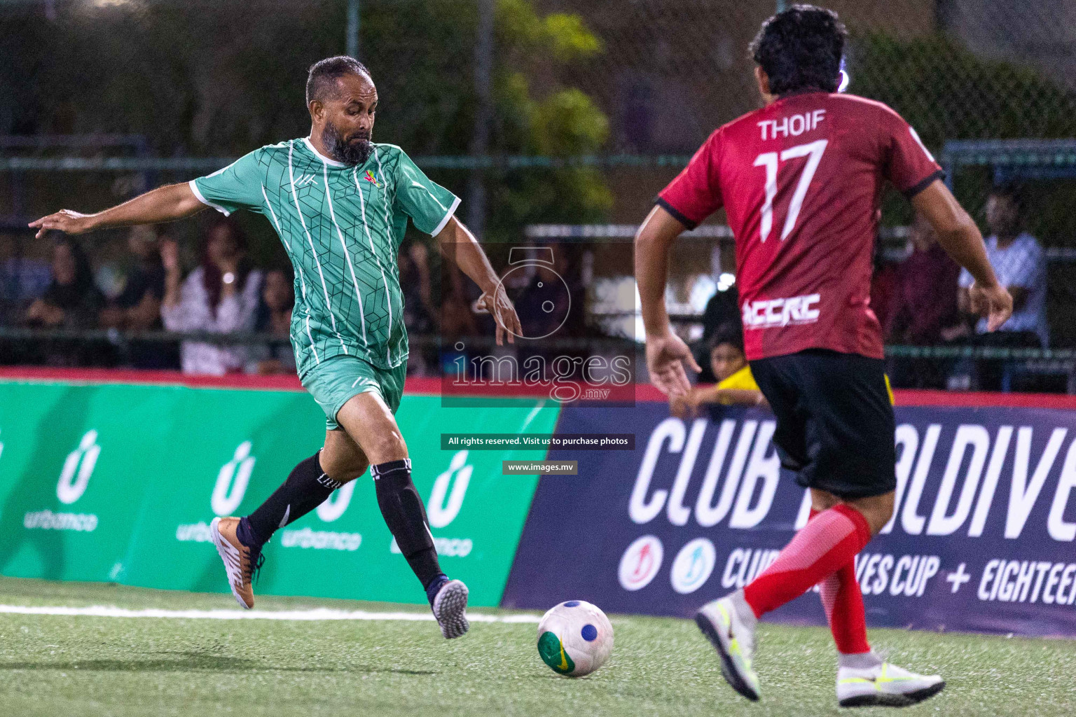 ACC RC vs CLUB MYS in Club Maldives Cup Classic 2023 held in Hulhumale, Maldives, on Tuesday, 01st August 2023 Photos: Ismail Thoriq / images.mv