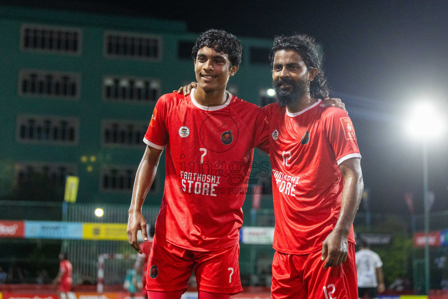 F Dharanboodhoo vs F Nilandhoo in Day 17 of Golden Futsal Challenge 2024 was held on Wednesday, 31st January 2024, in Hulhumale', Maldives Photos: Nausham Waheed / images.mv