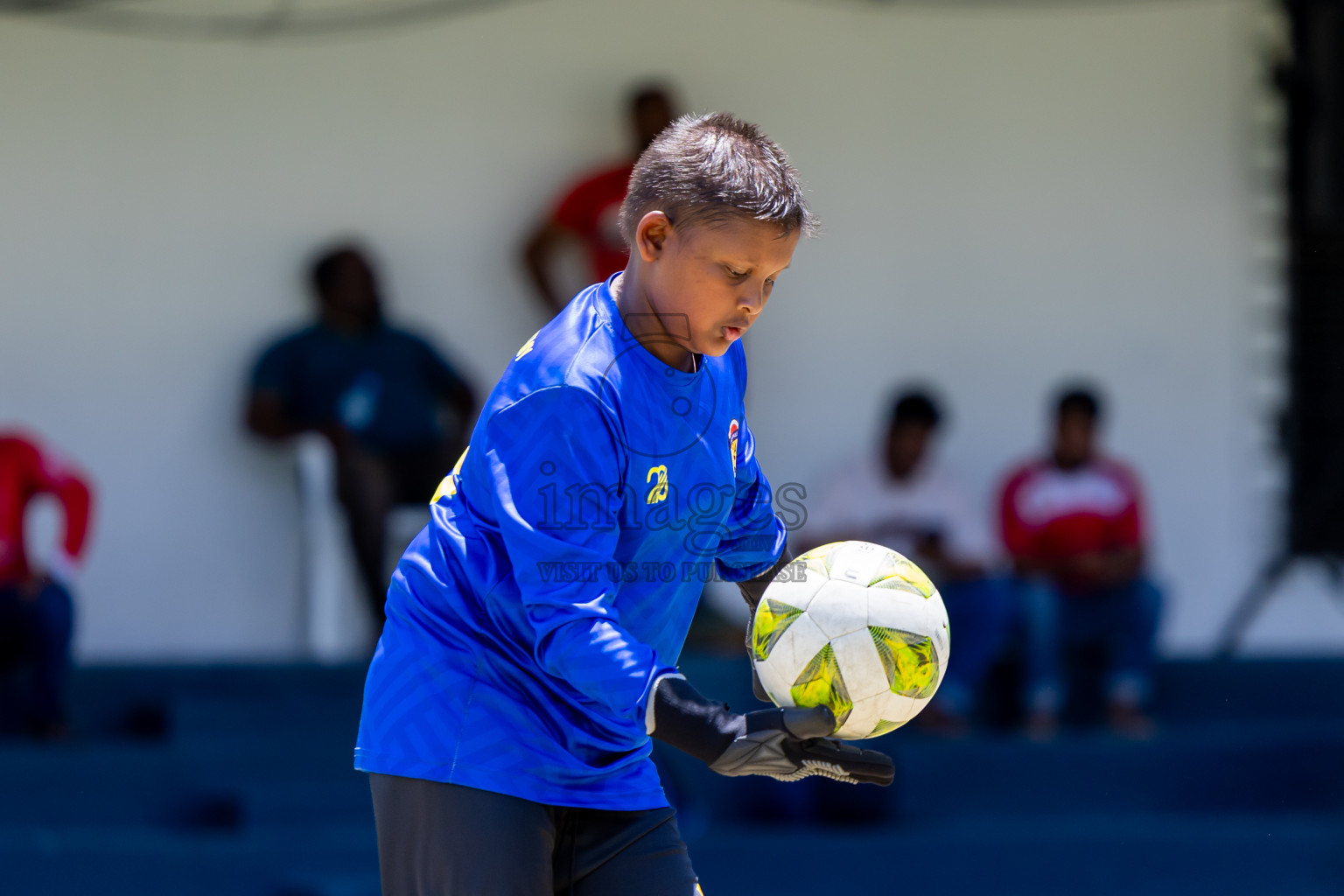 Day 3 of MILO Academy Championship 2025 (U-12) was held at Henveiru Stadium in Male', Maldives on Saturday, 3rd May 2025. Photos: Nausham Waheed / images.mv