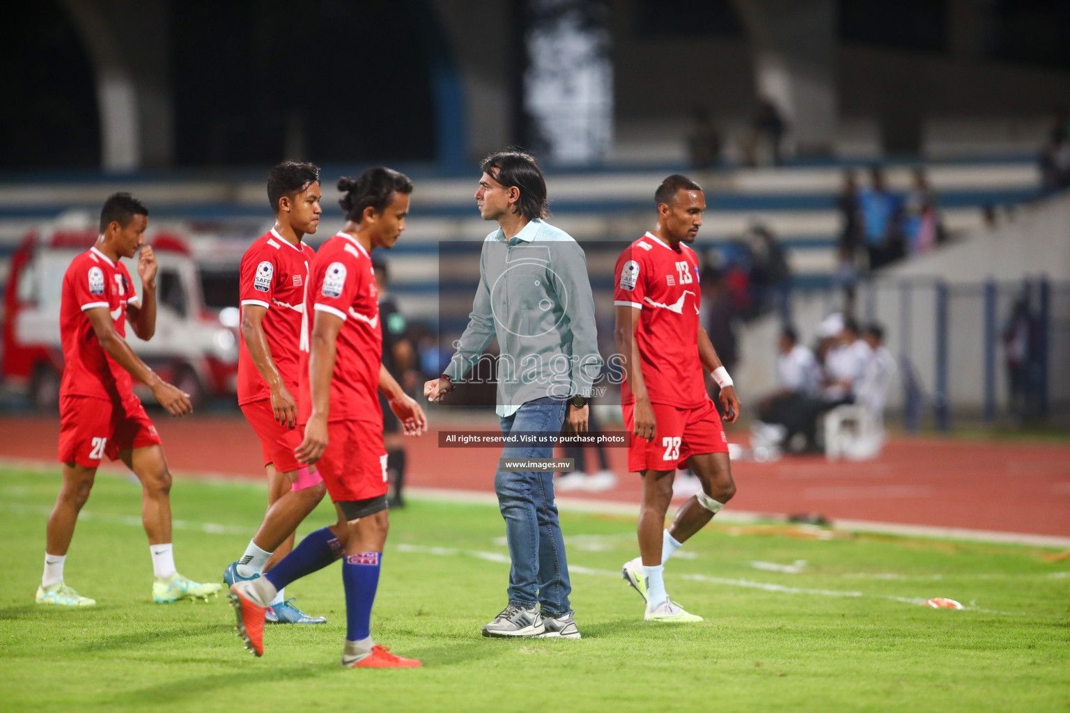 Nepal vs India in SAFF Championship 2023 held in Sree Kanteerava Stadium, Bengaluru, India, on Saturday, 24th June 2023. Photos: Nausham Waheed / images.mv