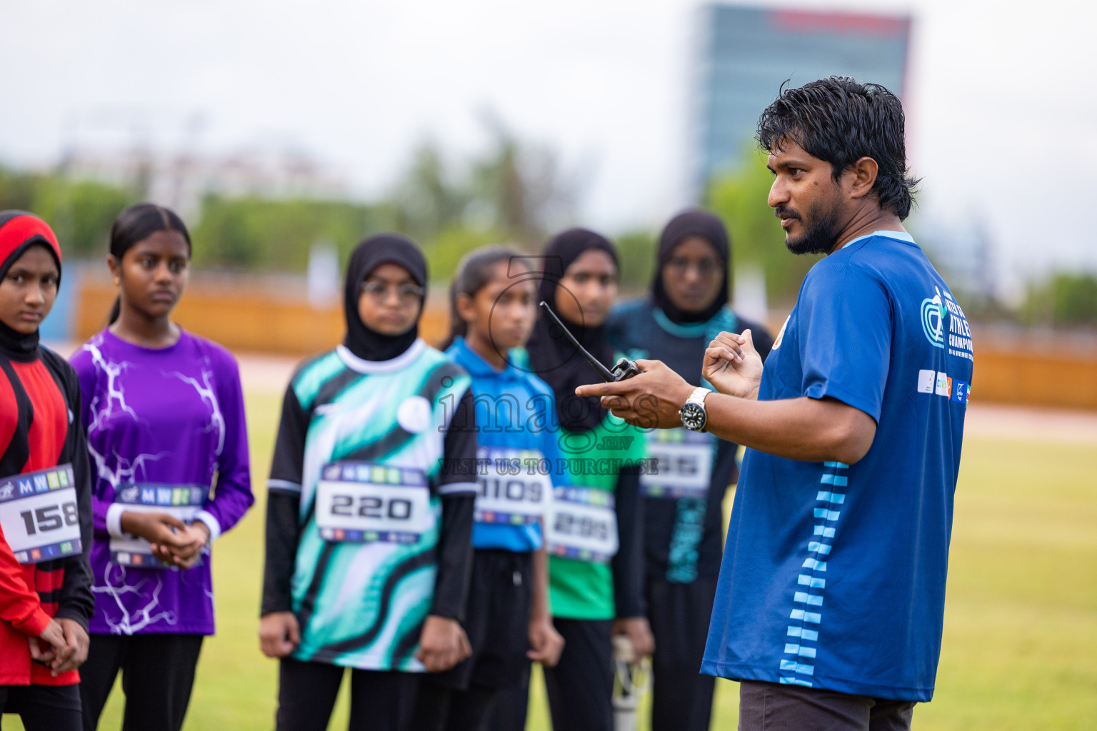 Day 1 of MWSC Interschool Athletics Championships 2024 held in Hulhumale Running Track, Hulhumale, Maldives on Saturday, 9th November 2024. 
Photos by: Ismail Thoriq, Hassan Simah / Images.mv