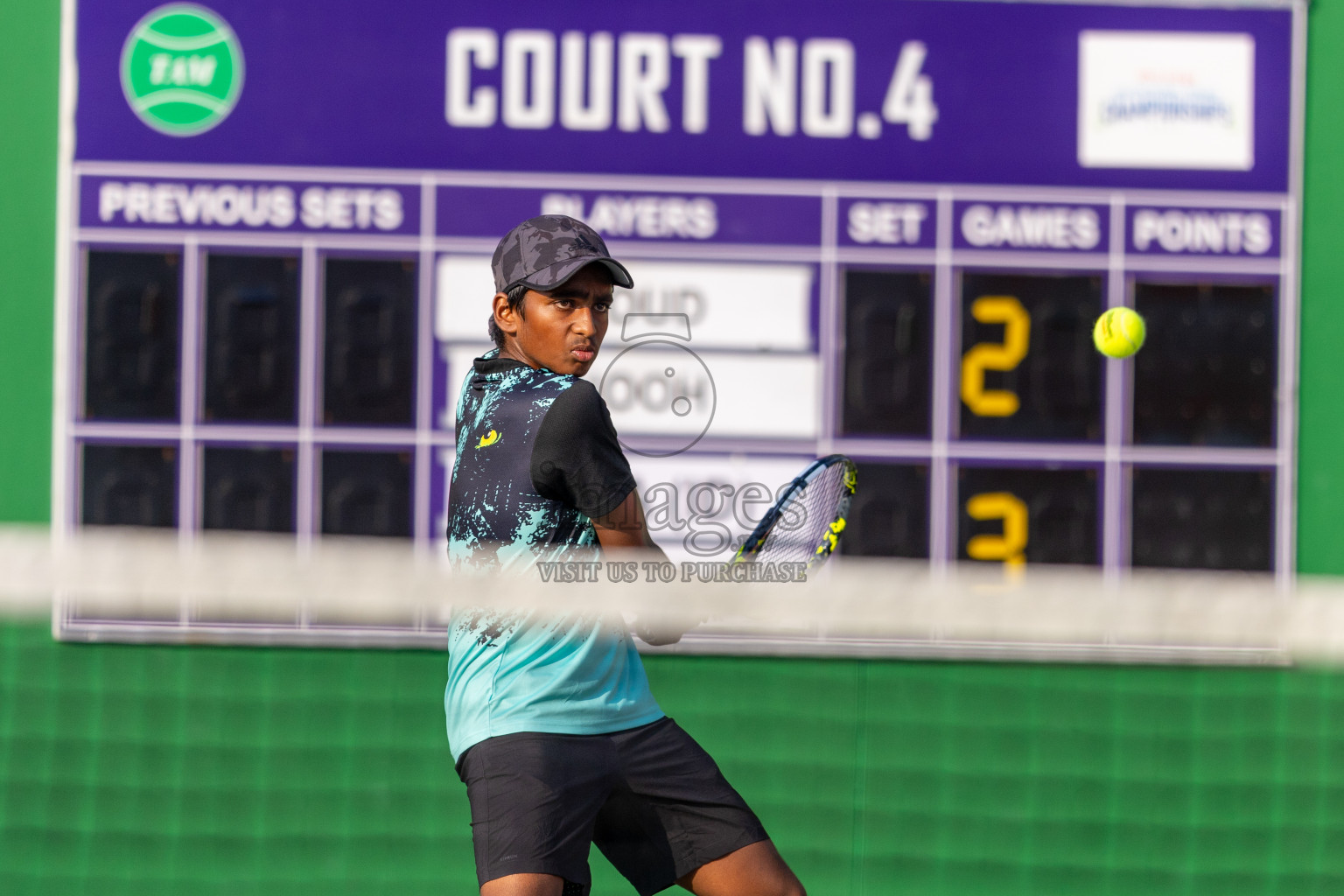 Day 3 of ATF Maldives Junior Open Tennis was held in Male' Tennis Court, Male', Maldives on Wednesday, 11th December 2024. Photos: Ismail Thoriq / images.mv