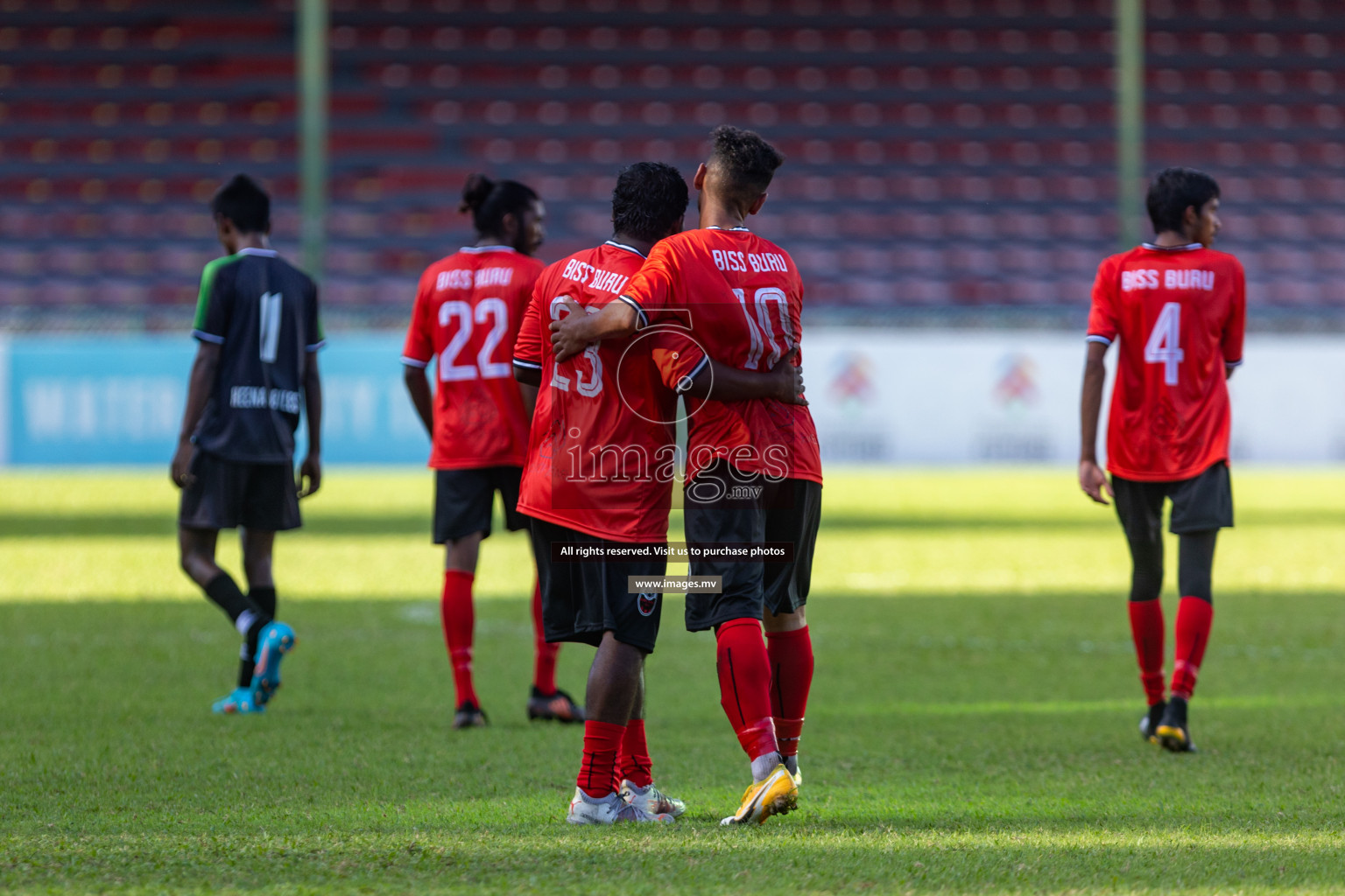 Biss Buru Sports vs JJ Sports Club  in 2nd Division 2022 on 14th July 2022, held in National Football Stadium, Male', Maldives Photos: Hassan Simah / Images.mv